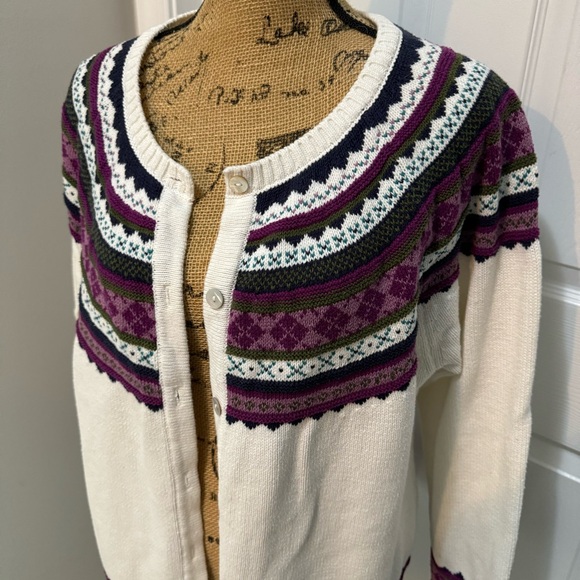 Fair Isle Cardigan - Picture 1 of 10
